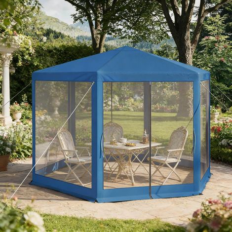 pavillon jardin tente réception moustiquaire 38 x 33 m HAVRYA (1/4)
