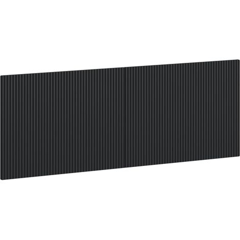 Wall-Mounted Headboard ARNHEM Black Engineered Wood vidaXL