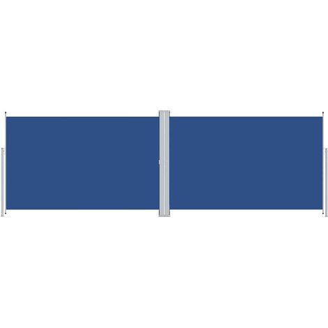 Tenda da Sole Tenda parasole Laterale Retrattile Blu 200x600 cm (1/4)