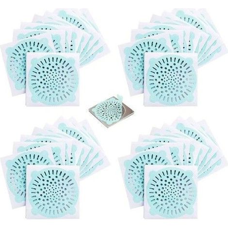 Filtre à cheveux de douche 40 pièces, piège à cheveux, filtre d'évier de douche, filtre de drain de plancher, filtre (1/5)