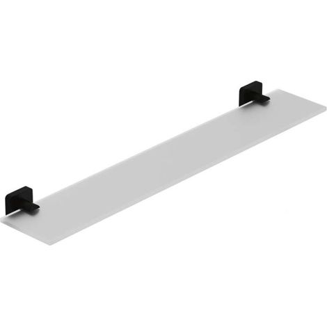 Kludi Vela S - Étagère, longueur 60 cm, verre/noir mat 2597339 (1/2)