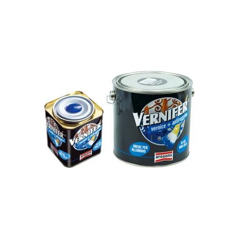 VERNIFER VERNICE ANTIRUGGINE IN GEL  antracite antichizzato (4888) ml.750    AREXONS