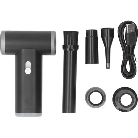 Ortviai Souffleur Électrique Sans Fil Rechargeable USB – Mini Turbo 110 000 tr/min, Moteur Brushless en Alliage d’Aluminium (1/5)