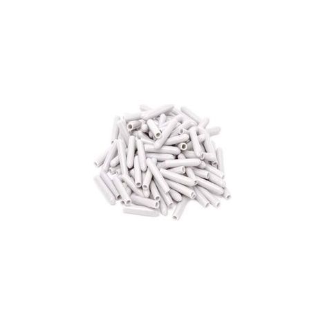 120 Capuchons Lave-Vaisselle PVC Blanc, Diamètre Intérieur 3mm, Housse Protection Panier Vaisselle 325mm, Accessoires Cuisine (1/4)