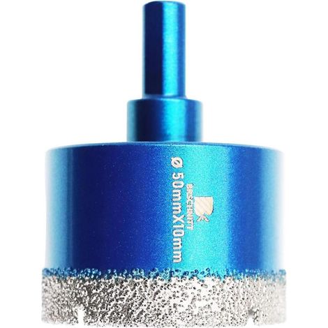 Couronne diamant 50mm pour carrelage, granit, porcelaine, marbre (1/5)