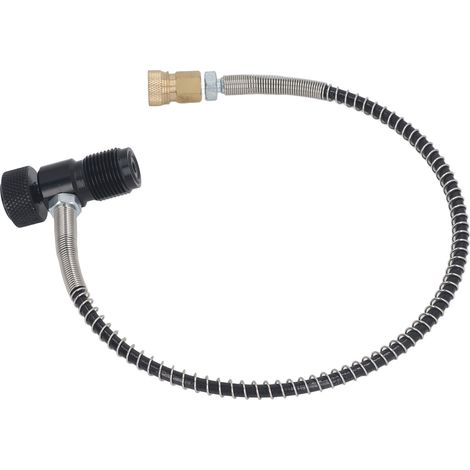 Adaptateur de remplissage rapide filetage G5/8 pour bouteille CO2 HPA 6,8 L, raccord de station de gonflage haute pression, pièce pneumatique pour flexible (1/5)