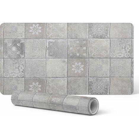 Azulejos decorativos elegantes para escritorio con ornamentos, 120x60 cm.