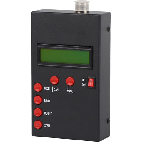 Analizzatore di antenna, SWR 5-2000 Ohm Impedenza 1-60 MHz 500 mA Gamma 1,0-9,99 Misuratore CC 12-14 V per la misurazione
