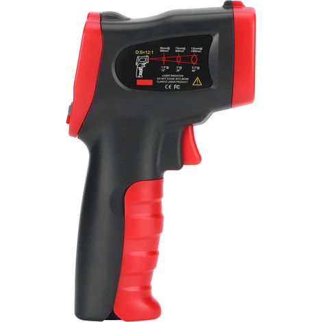 Thermomètre infrarouge portable avec écran LCD, outil de mesure de température -50 à 600 °C / -58 à 1112 °C (1/5)