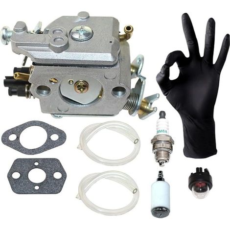 Carburateur C1Q-EL24 pour Husqvarna 123C,123L,223L,223R,322C,322L,322C,322L,322R,322T,323C,323E,323L,323R,325C,325E,325H,325L,325R,326C,326E,326L,326R,327L,327R,Jonsered BC2125,GC2125,GR2126,GT2125 (1/4)