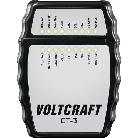 Kabeltester CT-3 VOLTCRAFT CT-3   Geeignet für HDMI-Kabel Typ A,