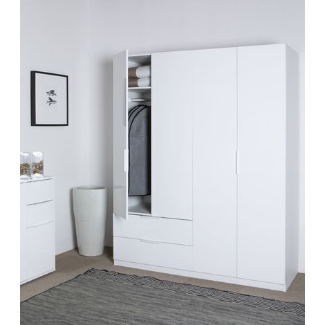 ARMADIO MOD. ESPRESSO CM 162.2X58.2 H.200 BIANCO LUCIDO