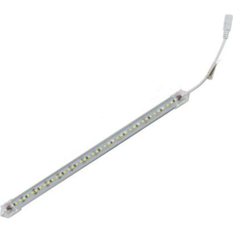 Profilo Alluminio Completo Strip Led 2mt 24 W Luce 6500k 3000k 4000k 3014-12v-2t - -Bianco Naturale -