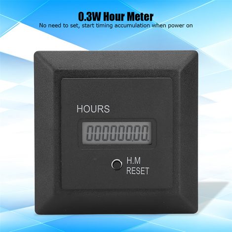 HM-1R Digitaler Timer mit kumulativer Zeitanzeige, 100–240 V Wechselstrom (1/5)