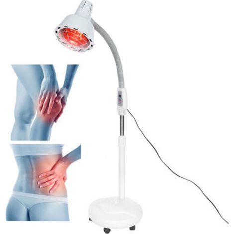 Lampe de thérapie par chauffage à lumière infrarouge 275 W Lampe de soulagement des douleurs musculaires par le froid Température réglable