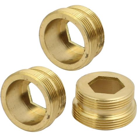 3 pièces M24x1mm à M22x1mm Außengewinde Wasserfilter Wasserhahn Adaptateur Stecker (1/3)