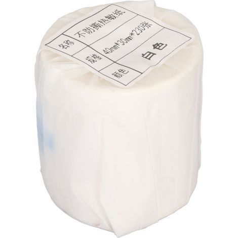 Étiquettes thermiques autocollantes multi-usages, imperméables, pour imprimante thermique, pour l'adressage et l'emballage, 40 x 30 mm / 1,57 x 1,18 po, 230 étiquettes (1/5)