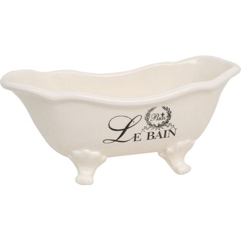 Set of 2 Jewelery Boxes Multifunctional Bathroom Accessories Containers in White Porcelain Le Bain Paris W25.6xDP12.7xH11.5cm