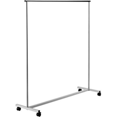 Stand appendiabiti con ruote barra cromata