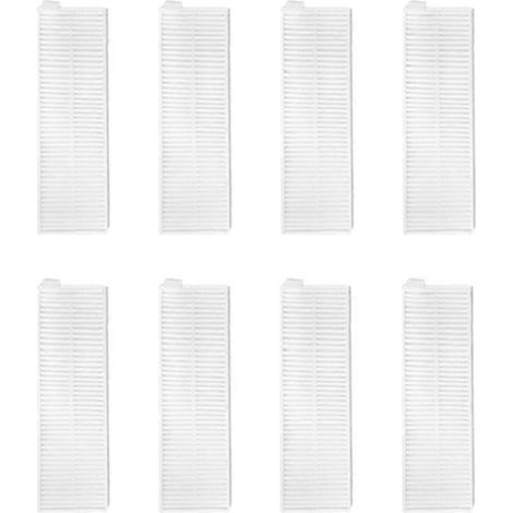 Lot de 8 filtres de rechange pour aspirateur robot Tefal Rowenta X-Plorer Série 95 RG7975WH RG7987WH (1/5)