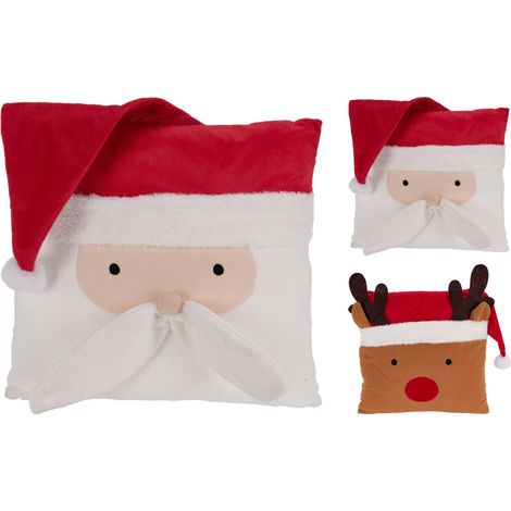 Cuscino natalizio 32 x 15 x 53 cm modello assortito PERAGA CHRISTMAS