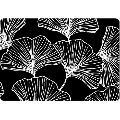 Tovaglietta rettangolare 29×42 cm, motivo Ginkgo - feltro ecologico, lavabile a 40 °C, Bertoni (1/4)