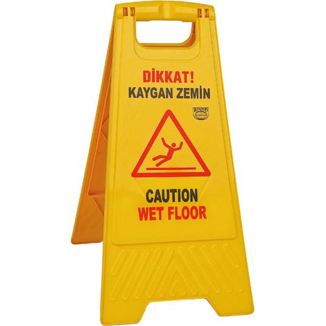 Plaque CAUTION WET FLOOR - VIRTUS
