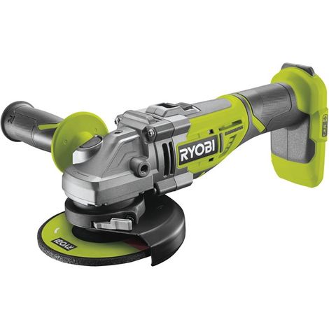 RYOBI Meuleuse d'angle brushless 18 V One+ - sans batterie ni chargeur - R18AG7-0 (1/10)