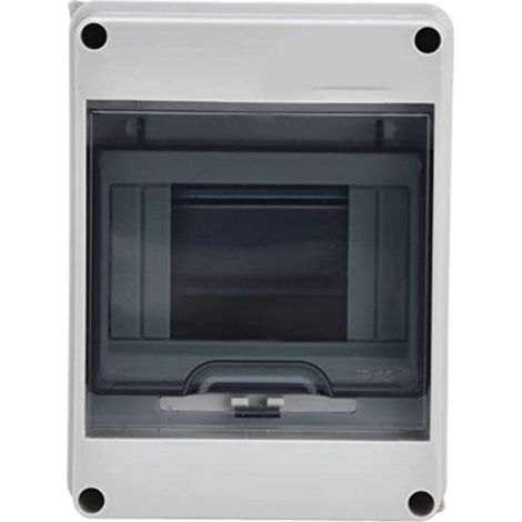 IP65 Wasserdichter Schaltkasten für den Außenbereich, 5 Module, ABS-Kunststoffoberfläche, elektrischer wasserdichter Schaltkasten für den Außenbereich, Schaltschrank, modulare Anschlussdose (5 Wege) -