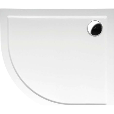 Polysan Duschtassen - Duschwanne RENA L, 90x80 cm, R550, rechts, weiß 72891
