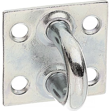 GAH Öse auf Platte Bügelbreite 27,5 mm Bügelhöhe 27 mm Bügel-Ø 7 mm ( 8002512529 ) (1/3)