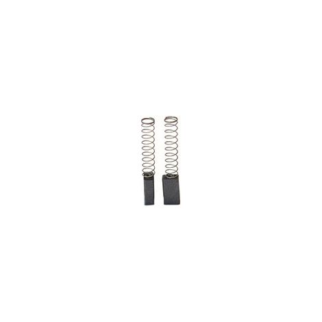 Juego de 2 carbones adaptables para Bosch. Dimensiones: 5 x 8 x 14 mm.