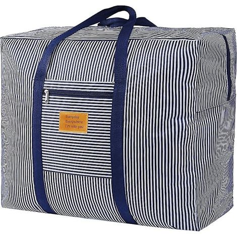 Sacs de rangement avec fermeture éclair, sac de rangement pour couette, grands sacs de rangement pour vêtements, literie, couette, couvertures, déménagement (1/4)
