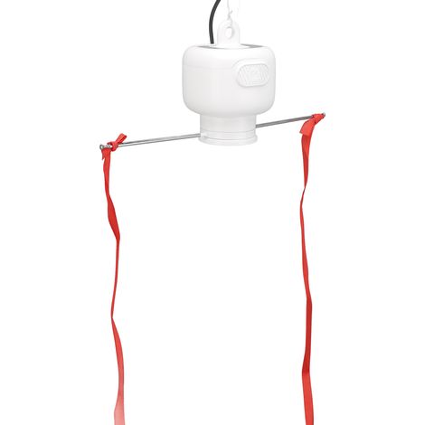Ventilateur anti-mouches silencieux et compact à suspendre, idéal pour les pique-niques, restaurants, fêtes et barbecues à la maison. (1/5)