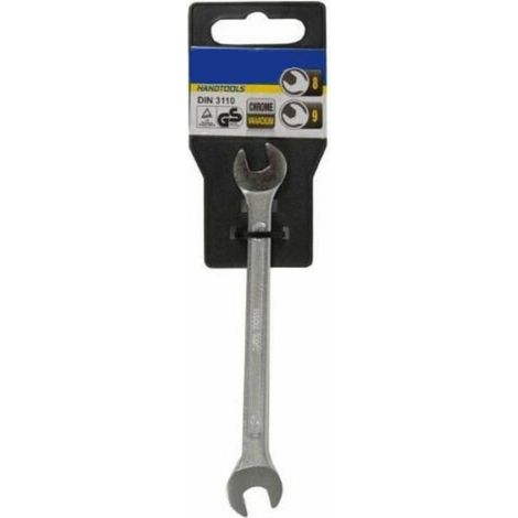 Trade Shop - Chiave Inglese 8 / 9 Mm Chrome Vanadium Chiavi Attrezzo Da Lavoro -