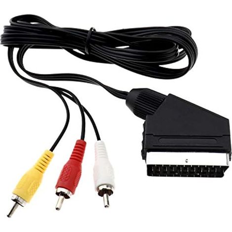 2 câbles AV SCART 1,8 m pour NES