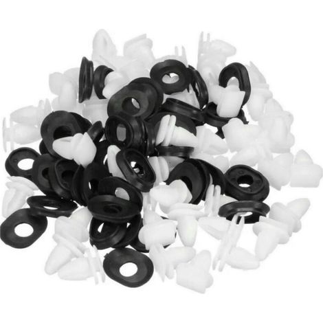 Agrafe Garniture - Fixation Clip Panneau Joint Porte - Pour Véhicule Utilitaire - 100 Pièces