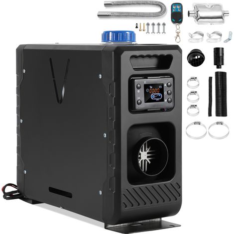 SWANEW 8KW 12V Riscaldatore Diesel portatile integrazione 12V 24V Bluetooth controllo auto riscaldatore aria diesel per RV auto camion Nero (1/5)