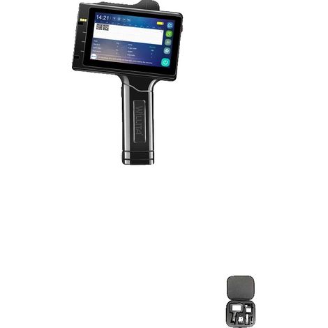 Impresora de inyección de tinta portátil, pantalla táctil de 5 pulgadas, máquina de marcado portátil, S9 con 1 cartucho de tinta (1/2)