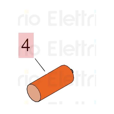 Condensateur 12,5 µf avec connecteur -741 - FAAC 760025 (1/4)