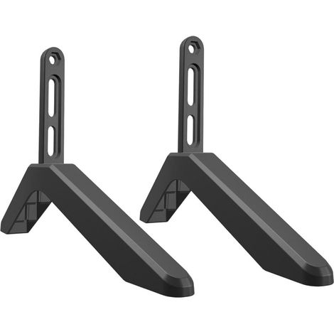 Support pour écran - Pied de télévision - Trépied TV - Support TV mobile - Pieds de fixation pour support TV - Amplificateur TV - Réglable - Antidérapant - Installation rapide - Universel - Compatible (1/5)