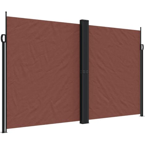 Maison Exclusive - Tenda da Sole Laterale Retrattile Marrone 200x1000 cm (1/5)