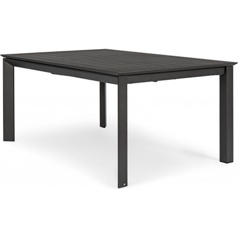 Table de jardin extensible Konnor anthracite (1/4)