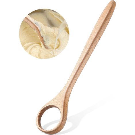 12-Zoll-Teigbesen im dänischen Stil mit Holzgriff – Sauerteigkneter, Teigkneter und Backutensil (1/5)