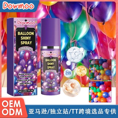 Glanzspray mit Ballonmotiv: Verleiht Ballonoberflächen einen glänzenden, antioxidativen und lang anhaltenden Schimmer – 30 ml -- BIEMMEDUE (1/5)