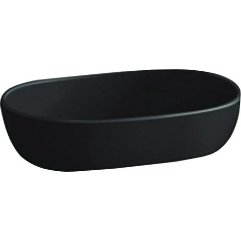 Mexen Viki lavabo sobre encimera 59 x 40 cm, negro brillante - 21056070 (1/2)