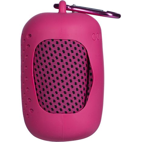 Ensemble de mini serviettes portables en silicone rouge - Serviette rafraîchissante, serviette rafraîchissante d'extérie (1/5)