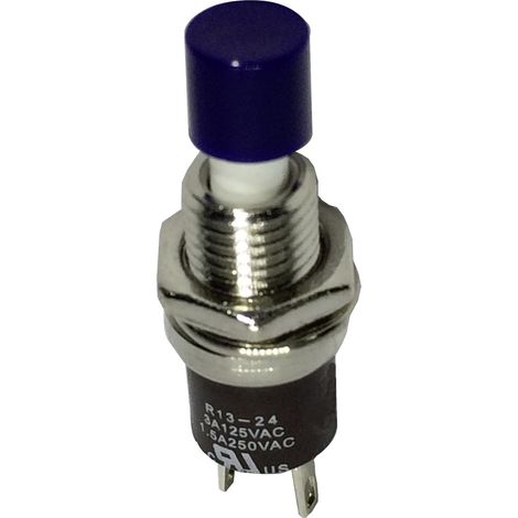 TRU COMPONENTS 1587872 TC-R13-24A1-05-BL Drucktaster 250 V/AC 1.5 A 1 x Aus/(Ein) tastend    1 St.