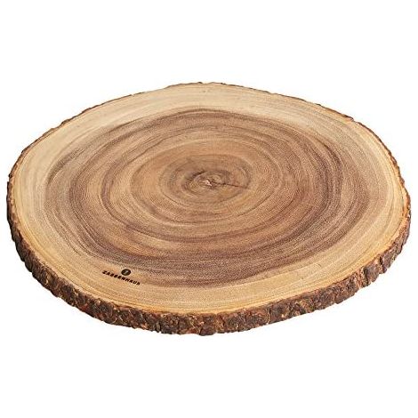 Zassenhaus Vassoio da servizio Acacia beige naturale 45 cm (1/4)