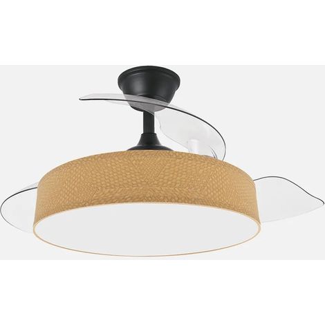 Ventilateur Boga 72 W Noir/Jaune 108d 3asp 7200 lm 00040006000k Télécommande + mémo + tempo (1/2)